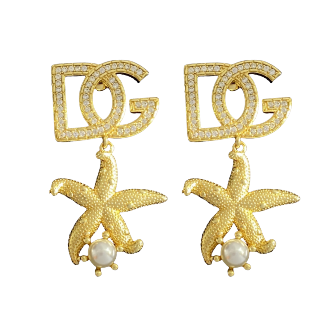 DGE007 Dolce and gabbana  starfish earring - ccjewelryacc