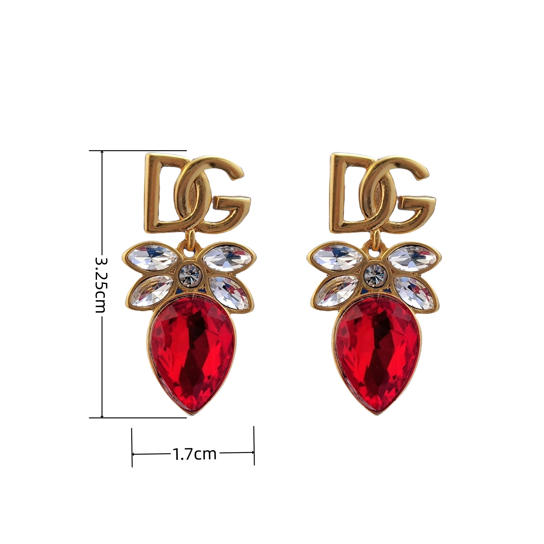 DGE034 Dolce and gabbana stud earrings - ccjewelryacc