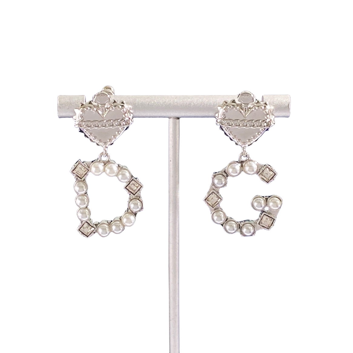 DGE026 Dolce gabbana heart earrings - ccjewelryacc