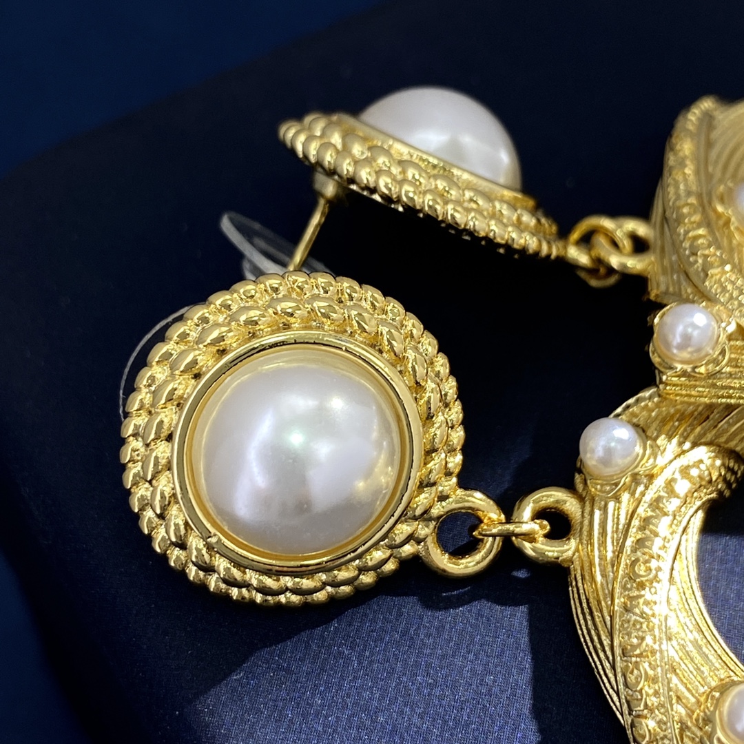 DGE024 Pearl-Post DG Earrings - ccjewelryacc