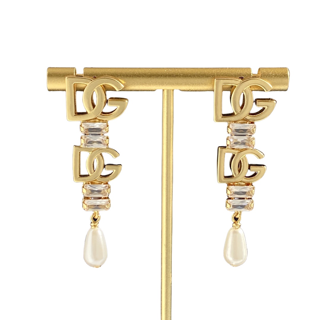 DGE027 Dolce and gabbana drop earrings - ccjewelryacc