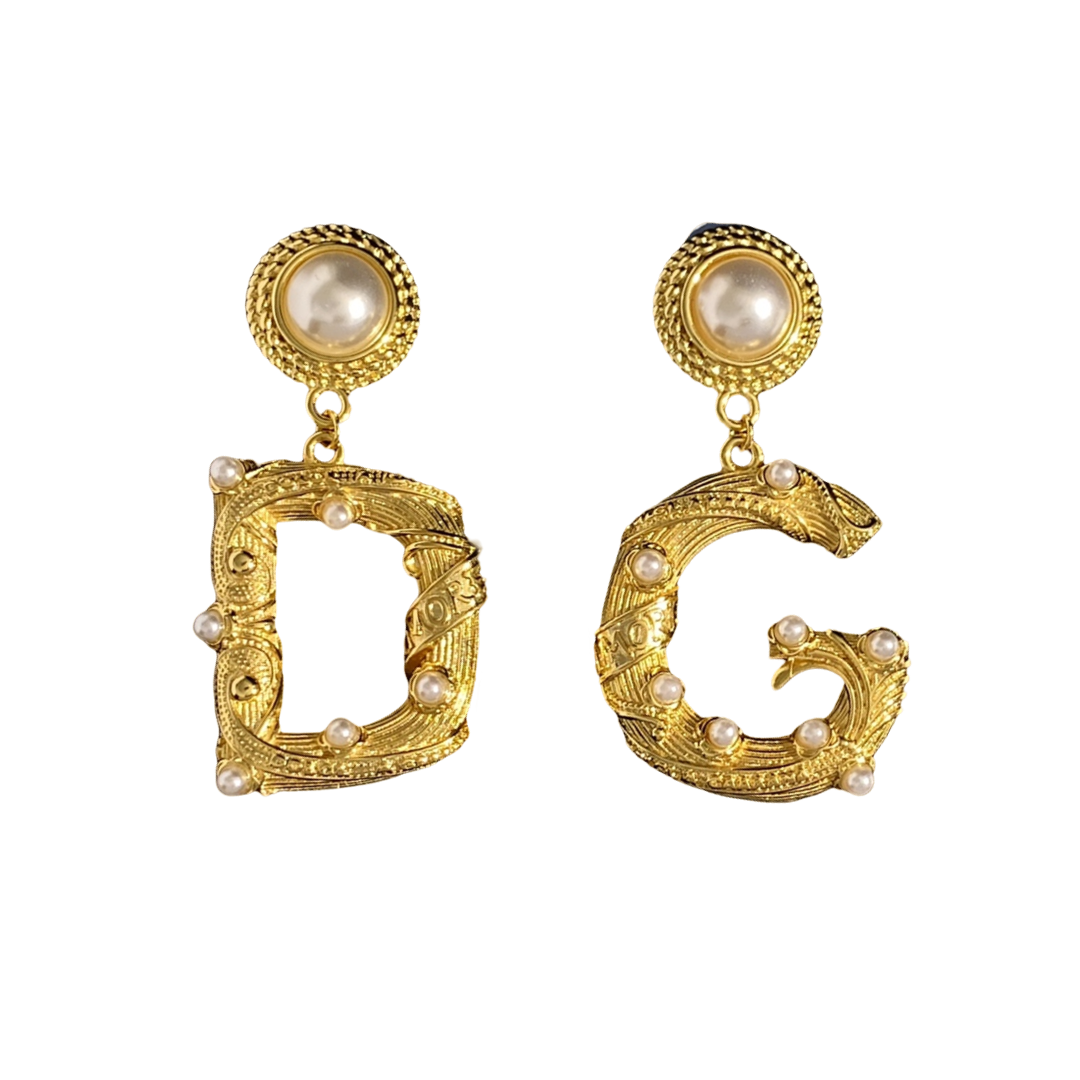 DGE024 Pearl-Post DG Earrings - ccjewelryacc