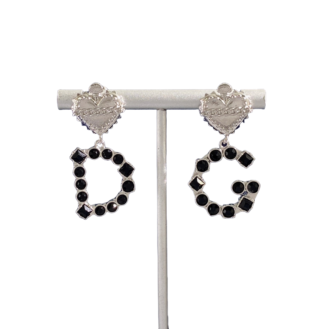 DGE026 Dolce gabbana heart earrings - ccjewelryacc