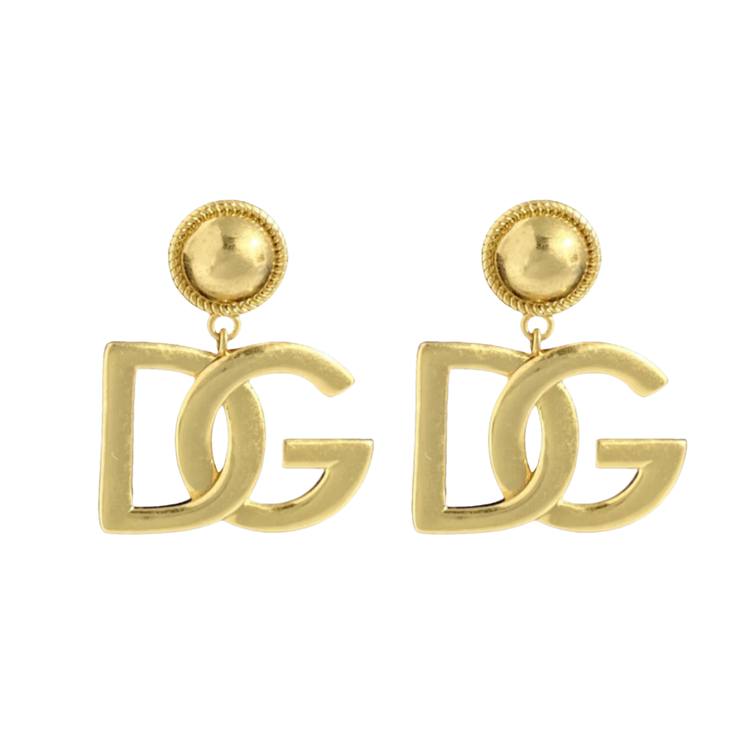 DGE022 Dolce and gabbana gold earrings - ccjewelryacc