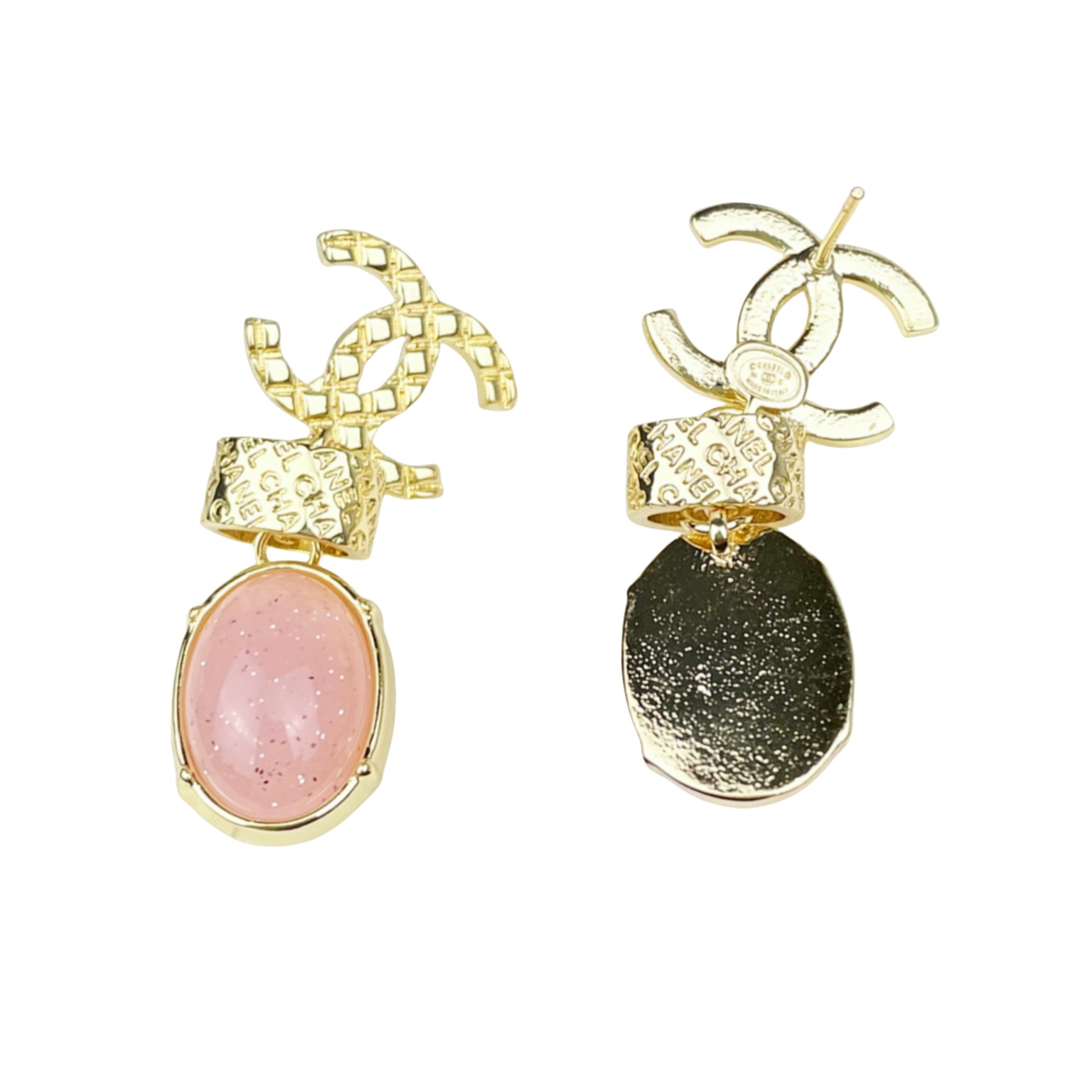 CCE843 24S Pink cc drop earring - ccjewelryacc