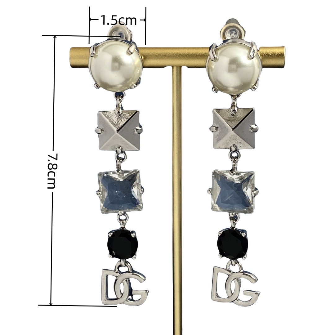 DGE046 Dolce gabbana clip on earrings - ccjewelryacc
