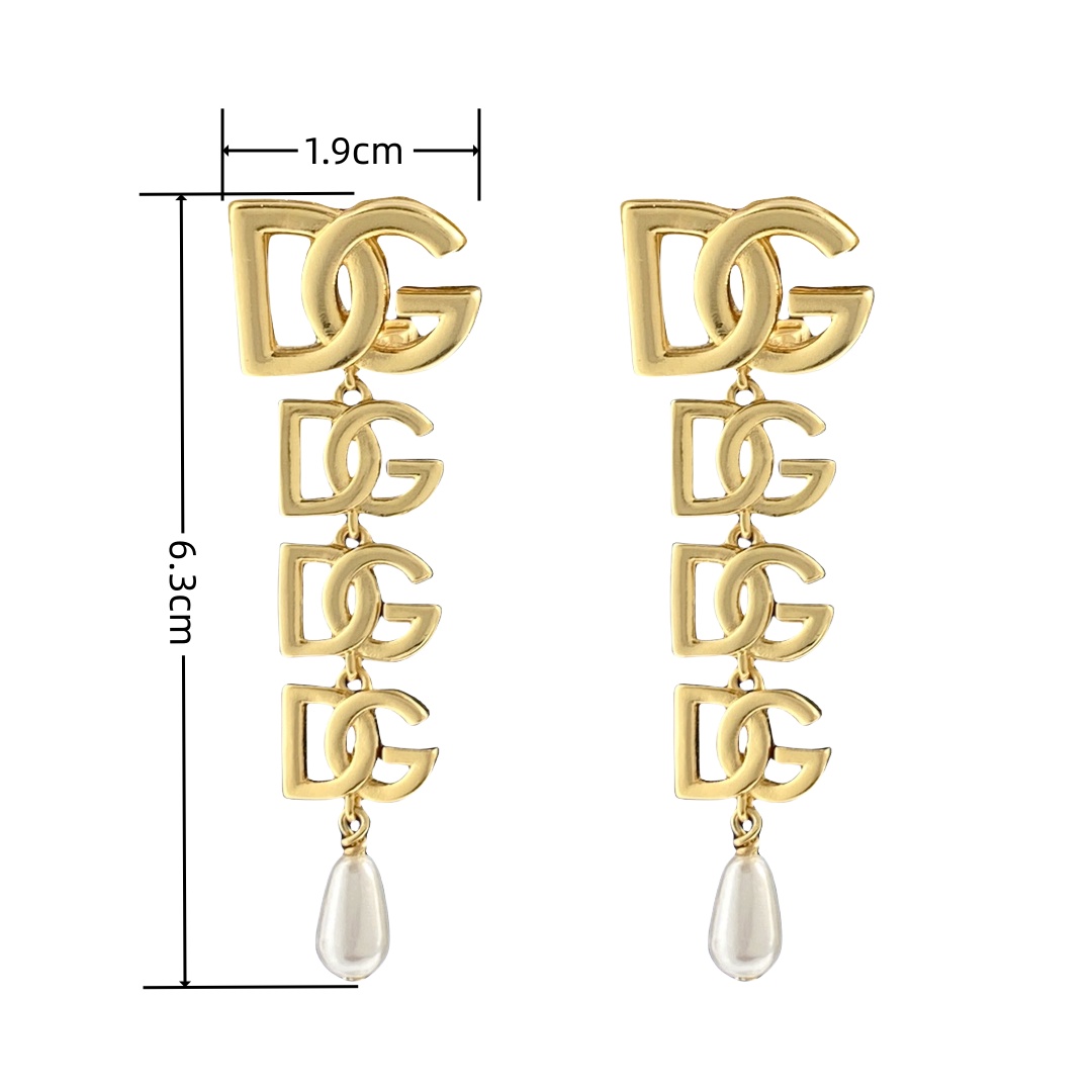 DGE048 Dolce and gabbana clip on earrings - ccjewelryacc