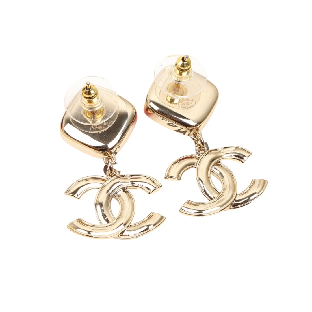 CCE851 Square resin cc stud earring - ccjewelryacc