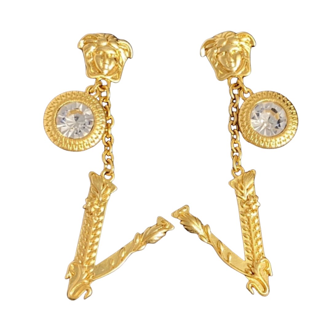VSE054 Versace virtus earrings - ccjewelryacc