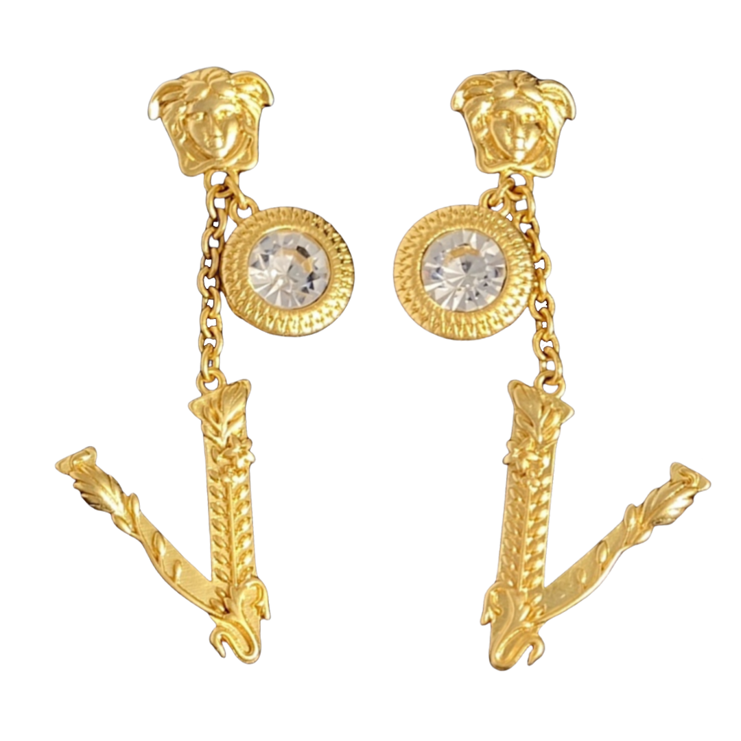 VSE054 Versace virtus earrings - ccjewelryacc