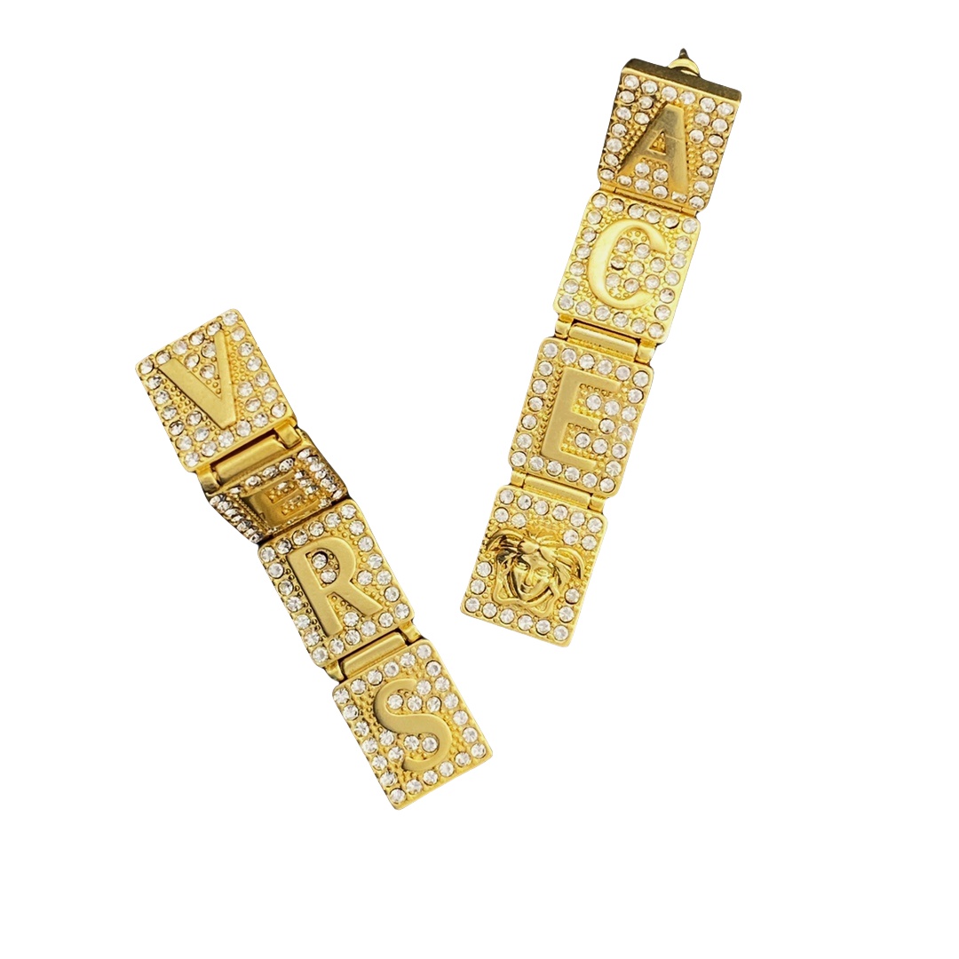 VSE012 Versace square earrings - ccjewelryacc