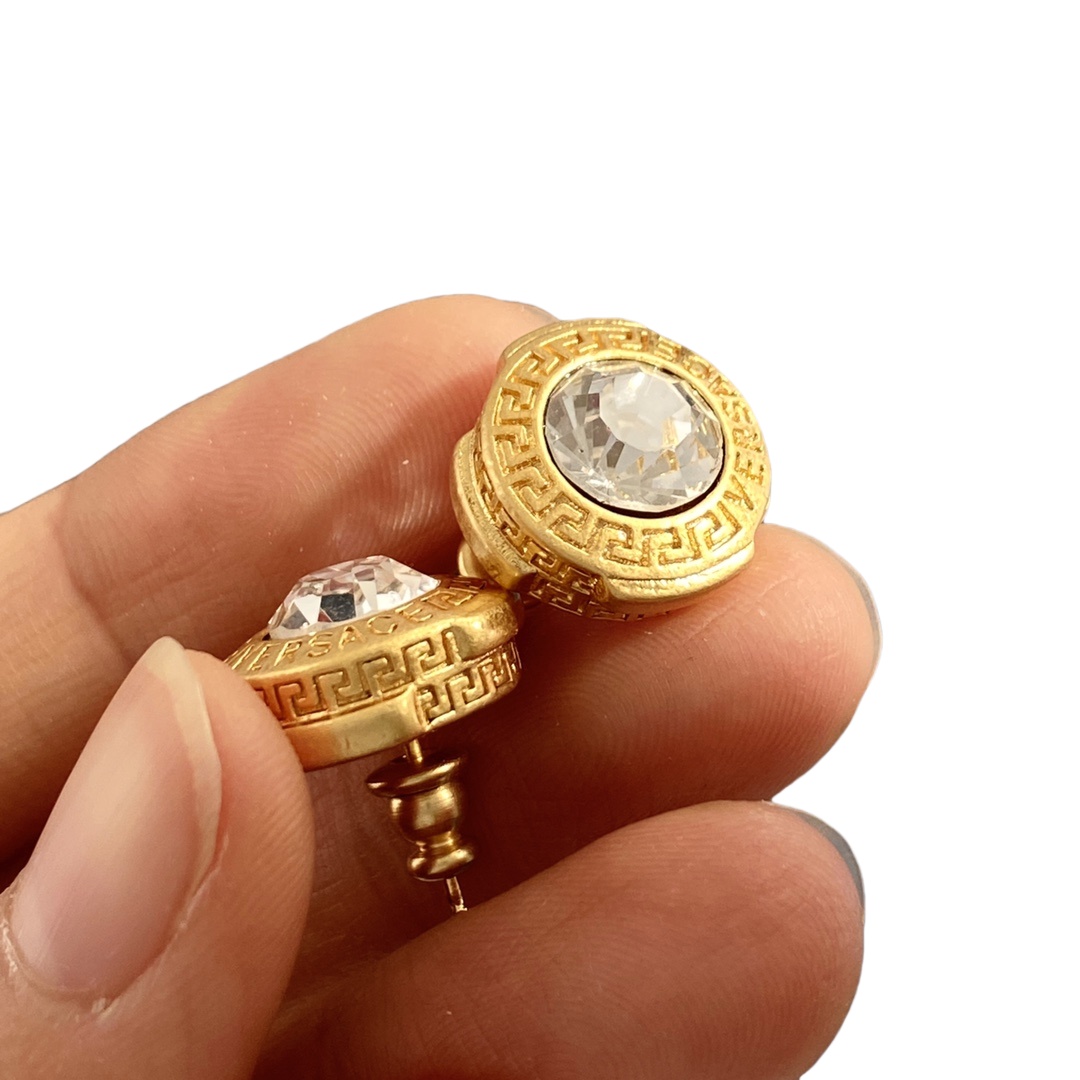 VSE018 Versace diamond earrings - ccjewelryacc