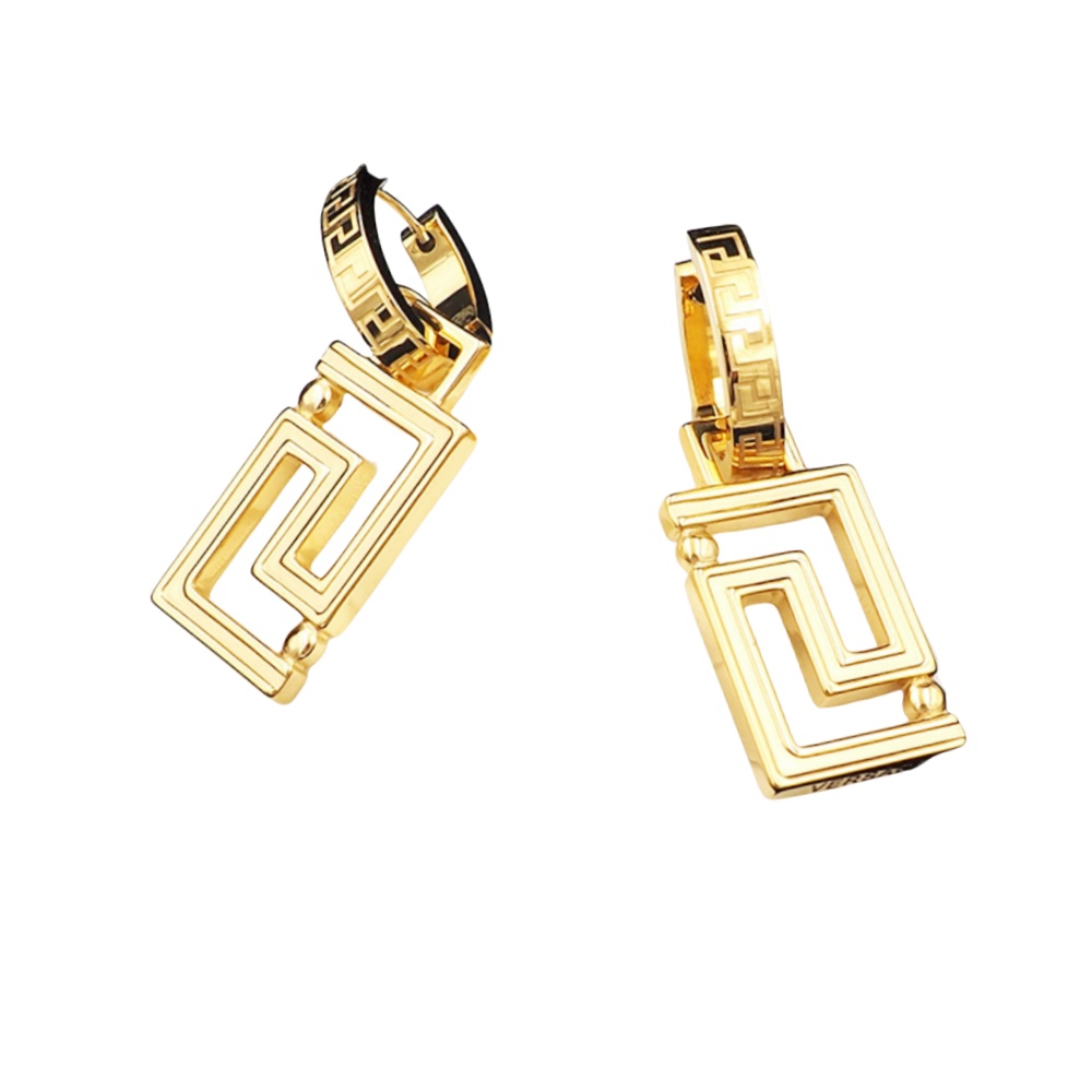 VSE022 Versace Grecamania Stud & drop earrings - ccjewelryacc