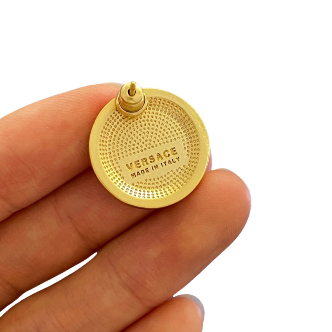 VSE005 Versace medusa stud earrings - ccjewelryacc