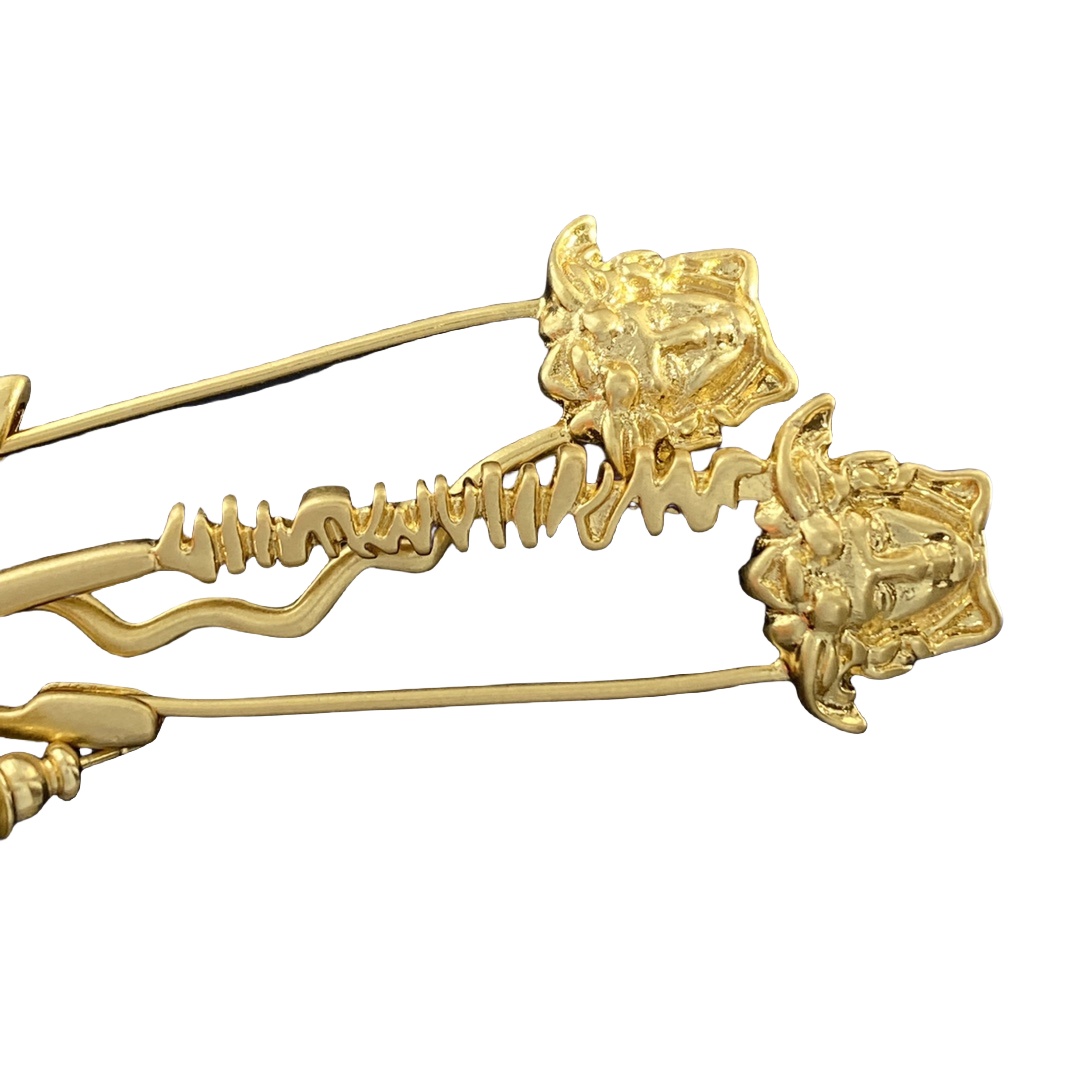 VSE006 Versace safety pin earrings - ccjewelryacc