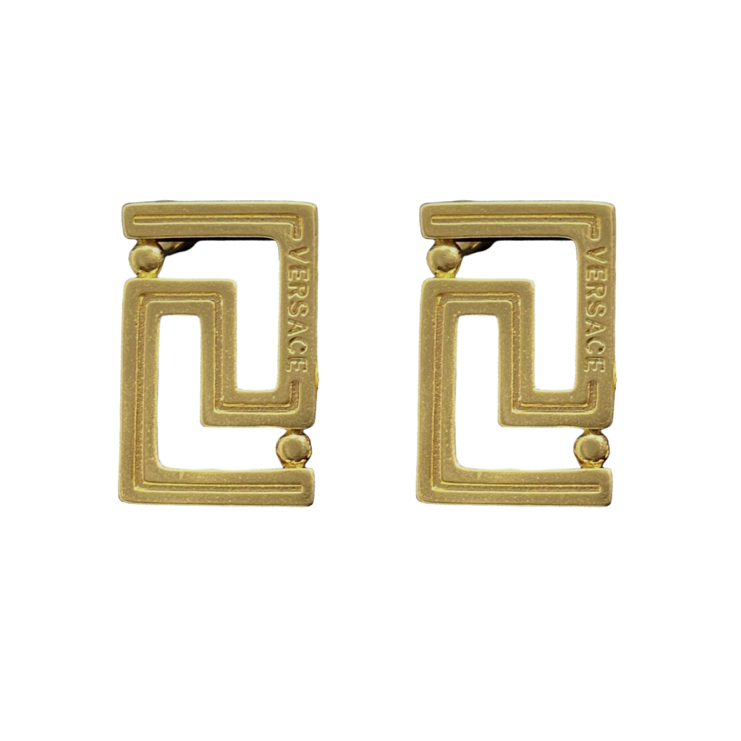 VSE022 Versace Grecamania Stud & drop earrings - ccjewelryacc