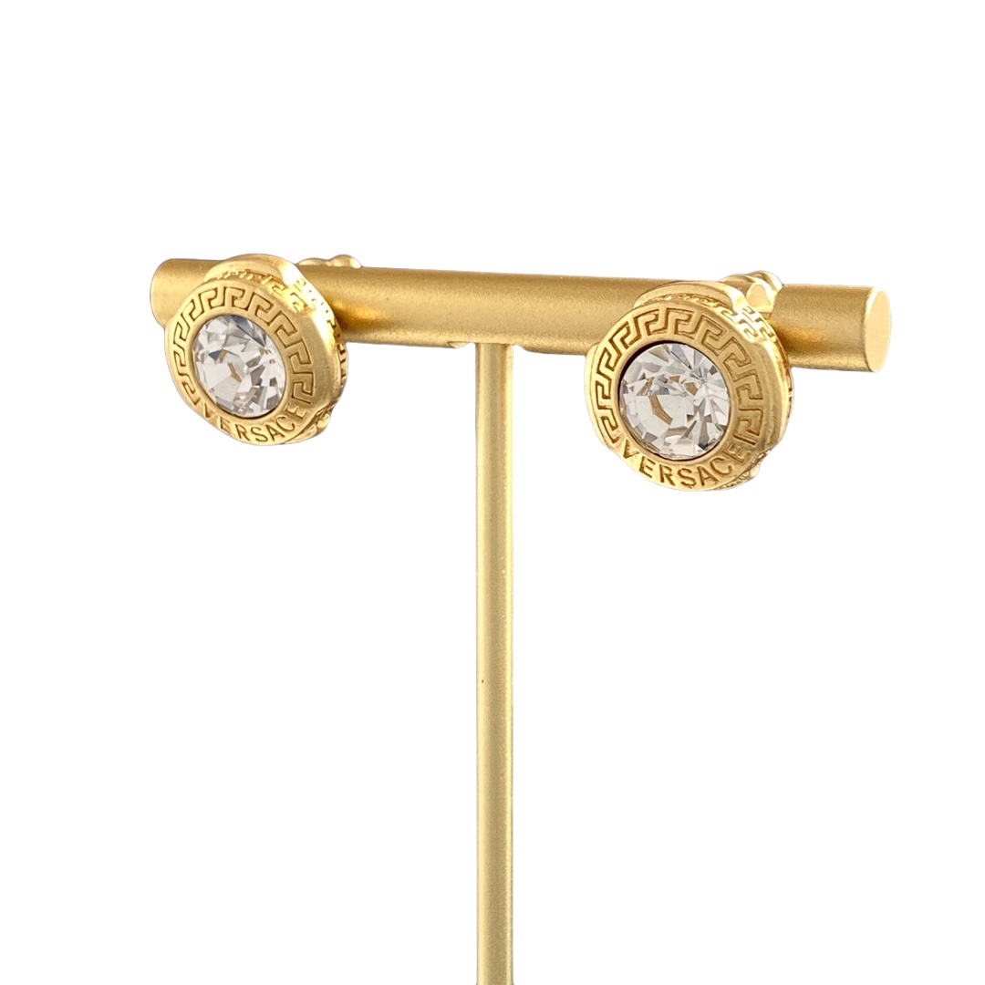 VSE018 Versace diamond earrings - ccjewelryacc