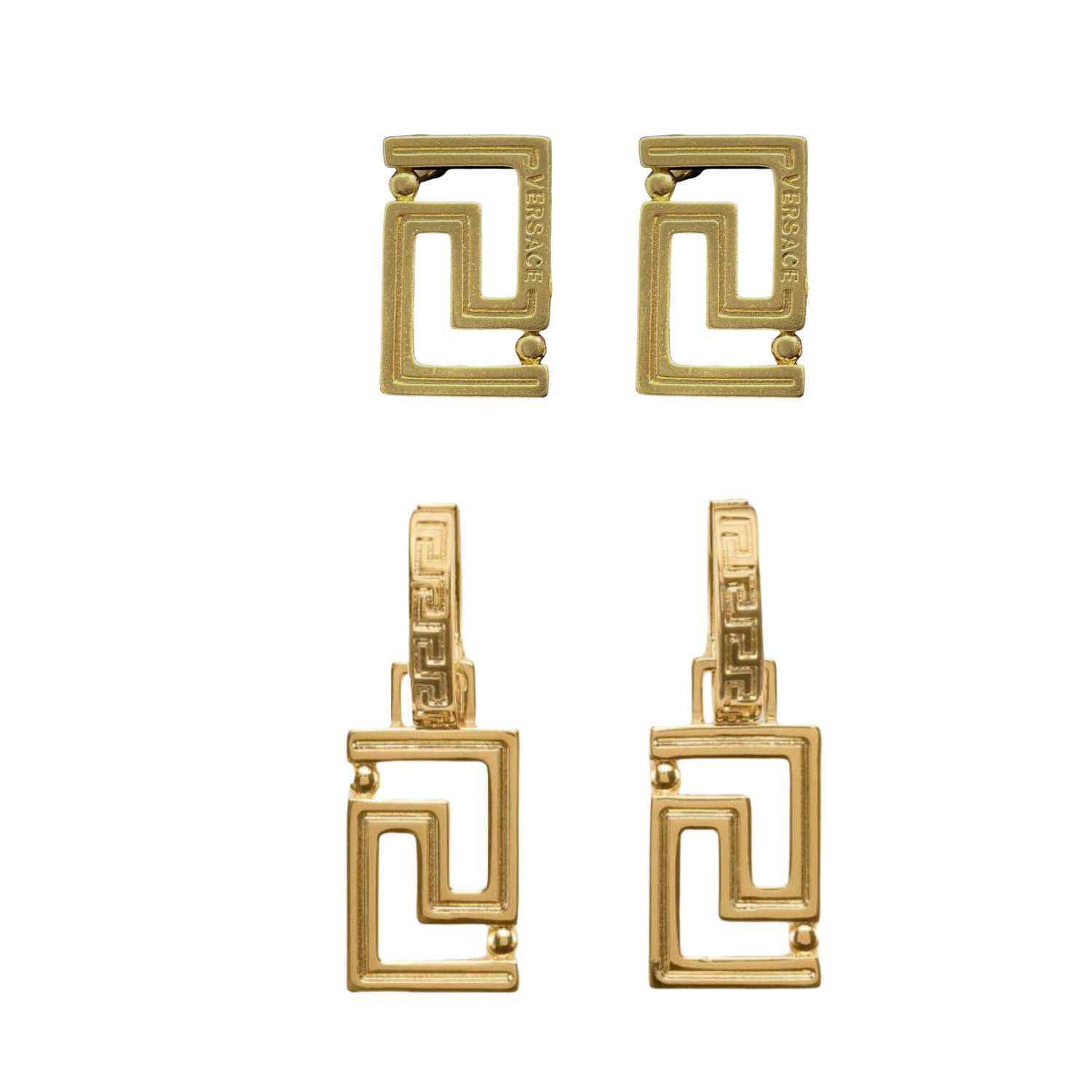 VSE022 Versace Grecamania Stud & drop earrings - ccjewelryacc