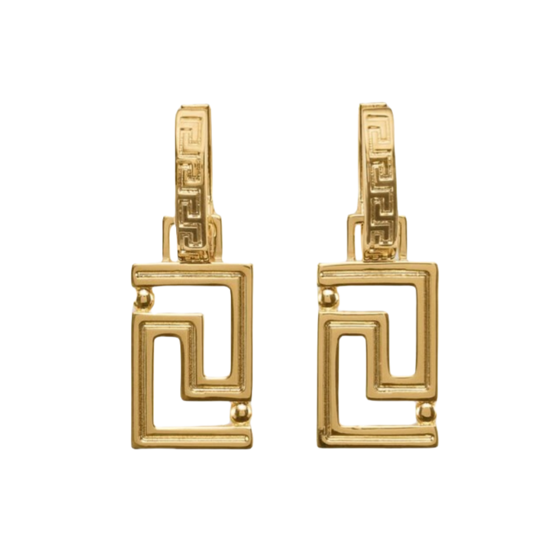 VSE022 Versace Grecamania Stud & drop earrings - ccjewelryacc