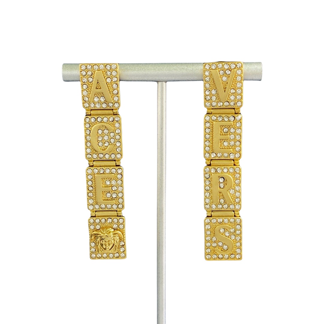 VSE012 Versace square earrings - ccjewelryacc