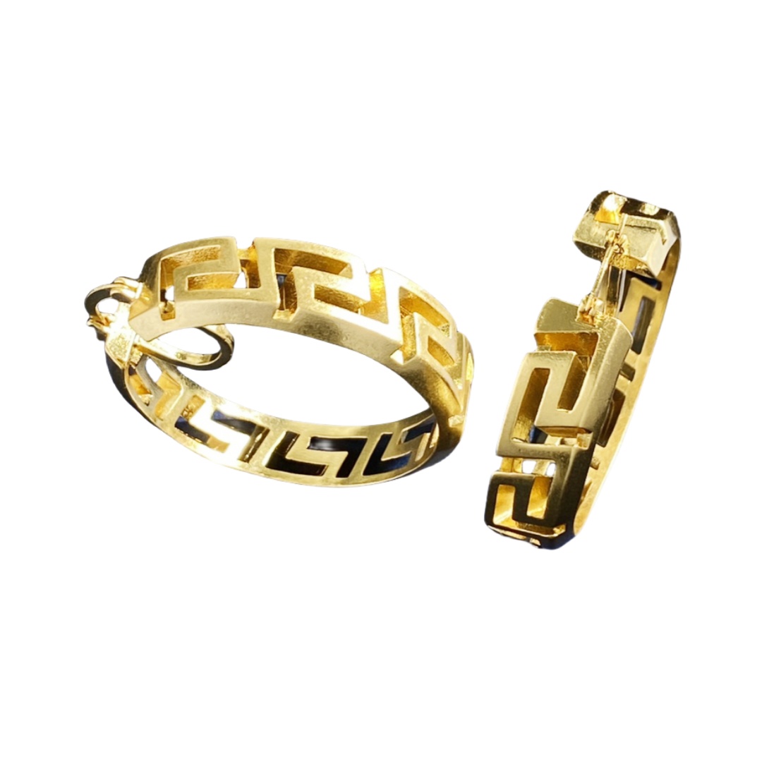 VSE035 Versace hoop earrings sale - ccjewelryacc
