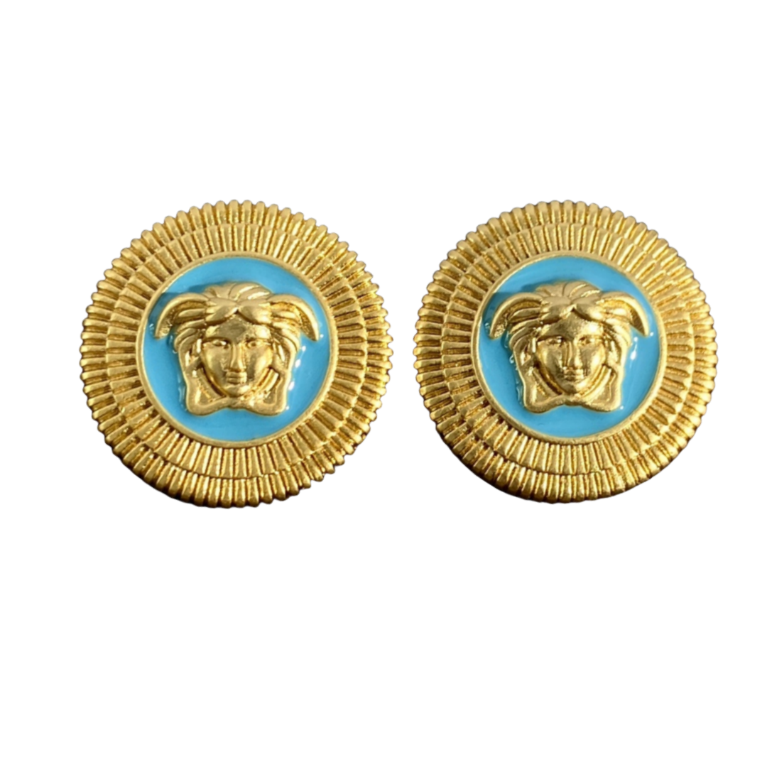 VSE030 Medusa stud earrings - ccjewelryacc