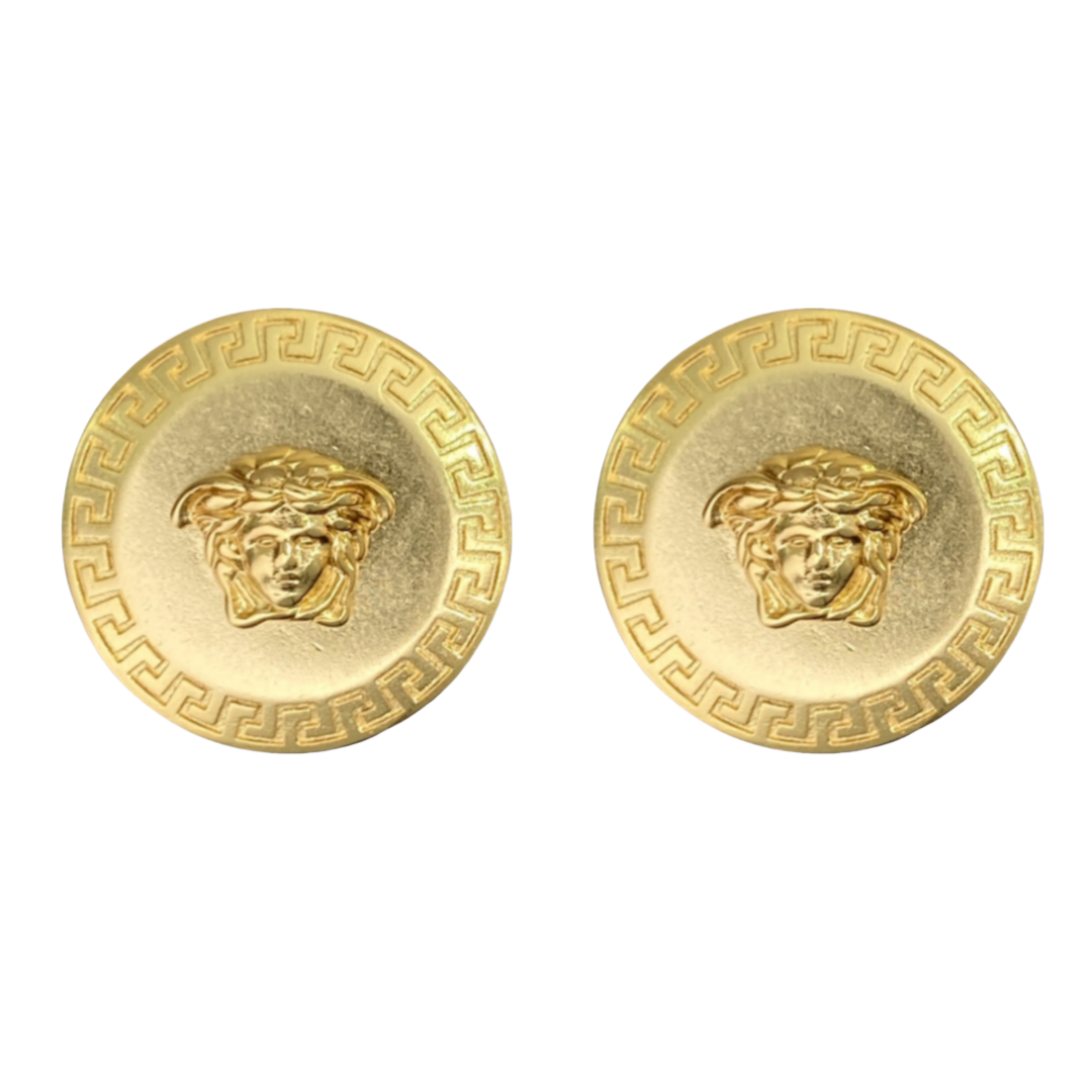 VSE031 Versace medusa head earrings - ccjewelryacc