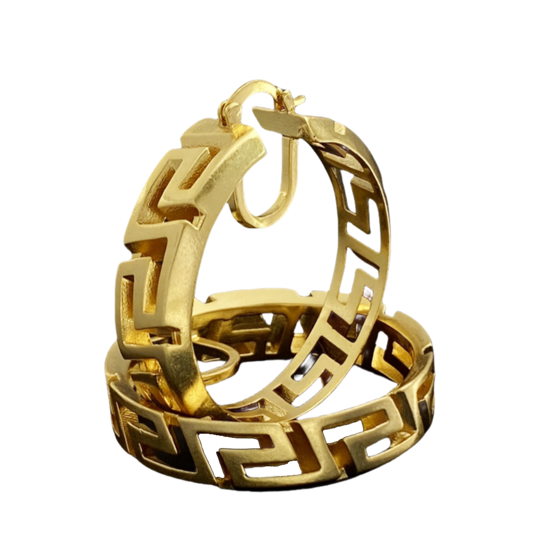 VSE035 Versace hoop earrings sale - ccjewelryacc