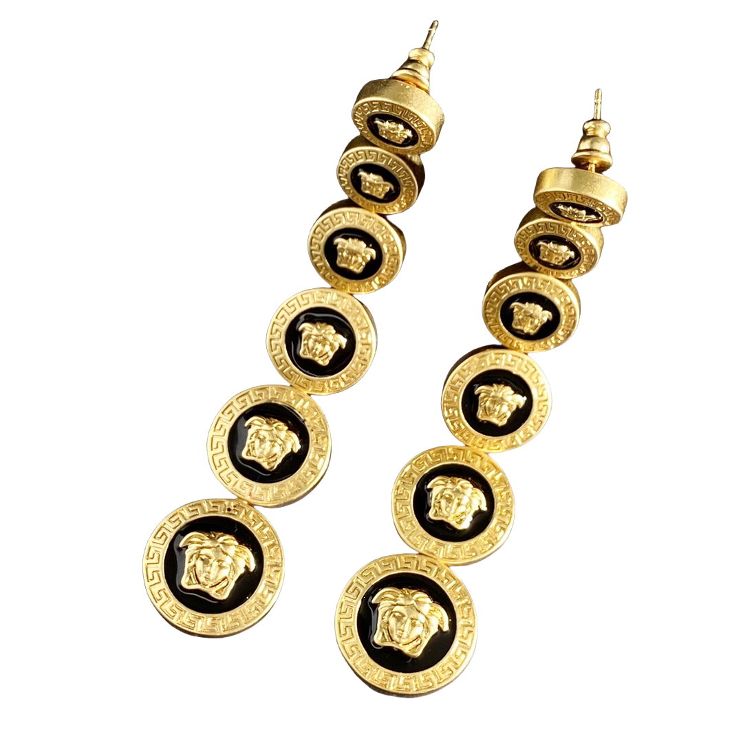 VSE052 Medusa versace earrings - ccjewelryacc
