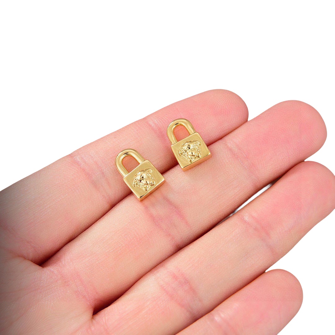 VSE011 Versace padlock earrings - ccjewelryacc