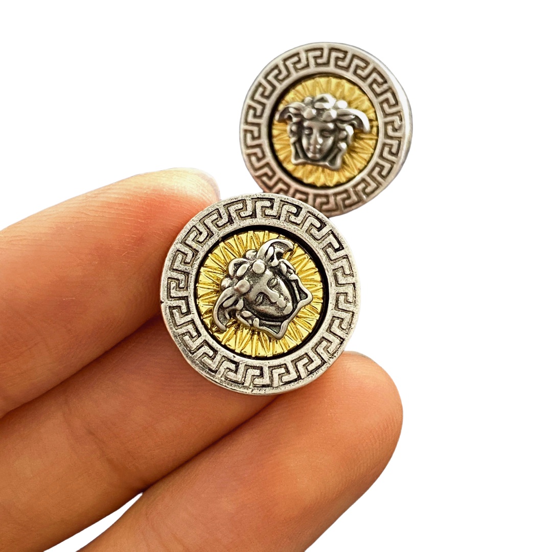 VSE061 Versace coin earrings - ccjewelryacc