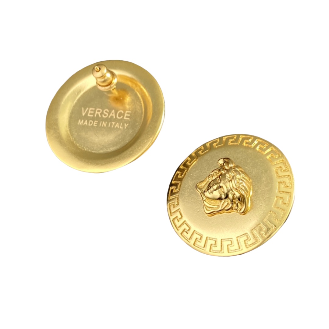 VSE031 Versace medusa head earrings - ccjewelryacc