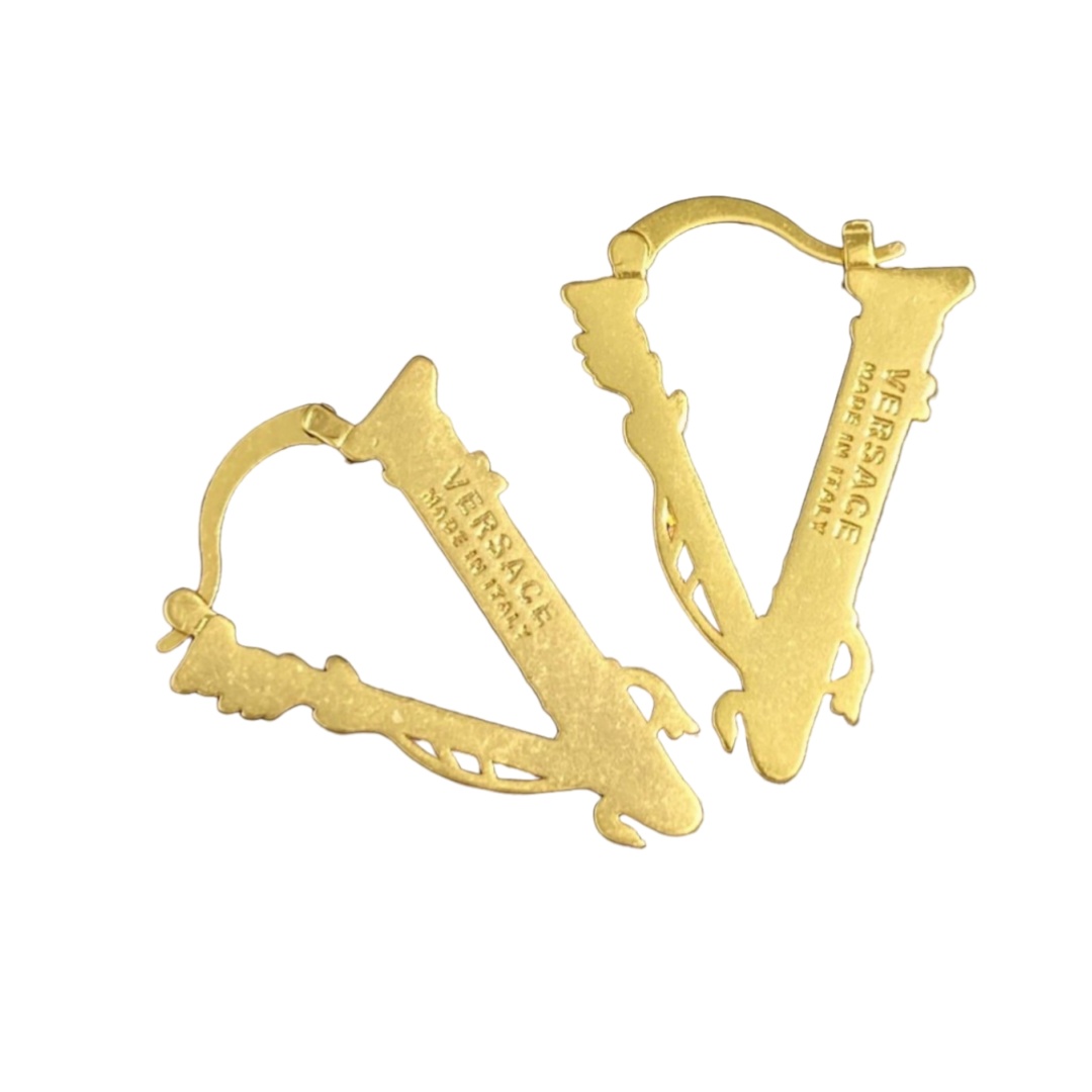 VSE046 Versace virtus hoop earrings - ccjewelryacc