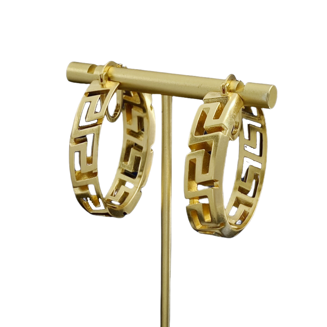 VSE035 Versace hoop earrings sale - ccjewelryacc