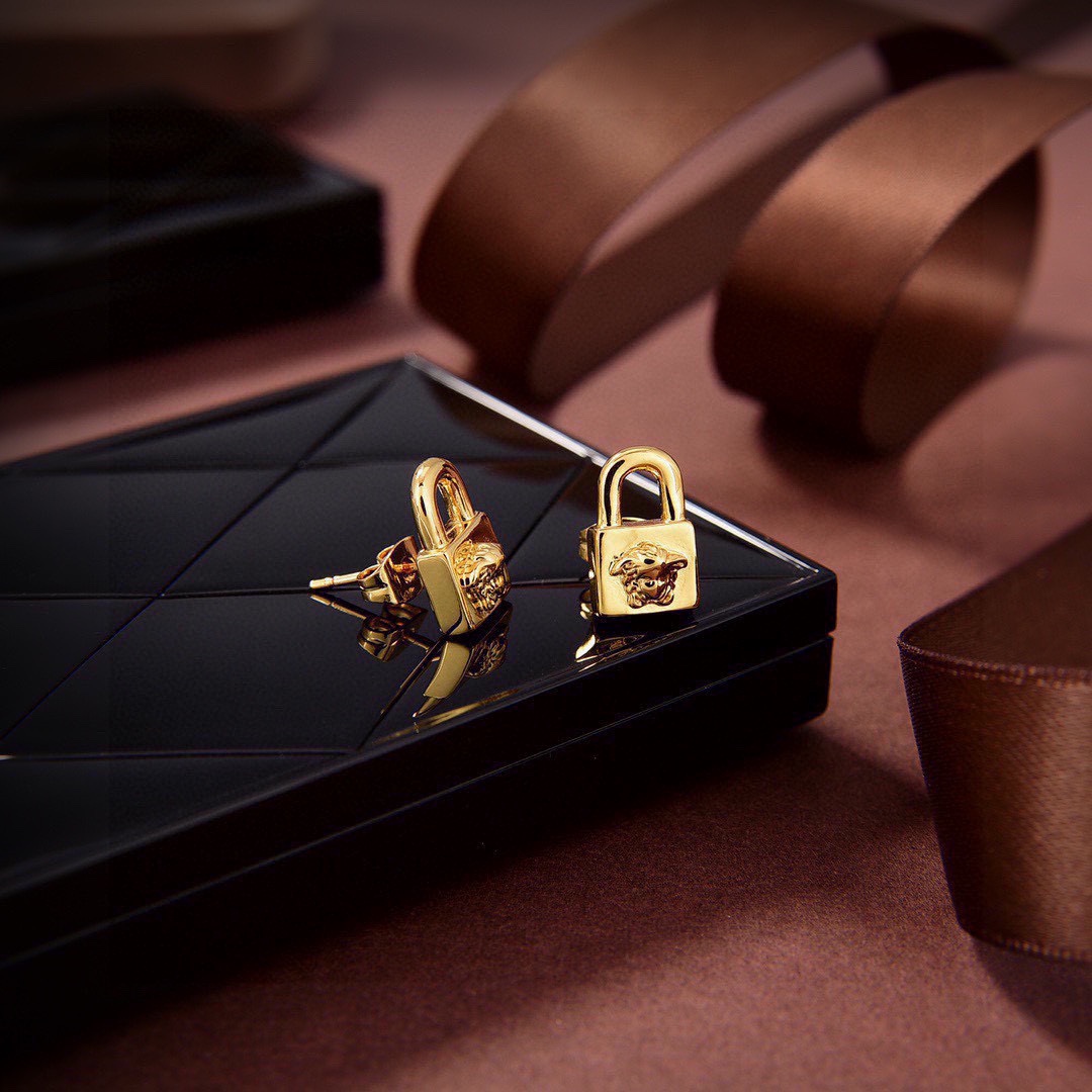 VSE011 Versace padlock earrings - ccjewelryacc