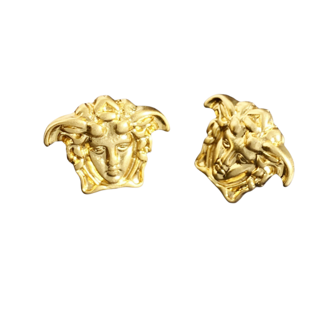 VSE033 Versace medusa head stud earrings - ccjewelryacc
