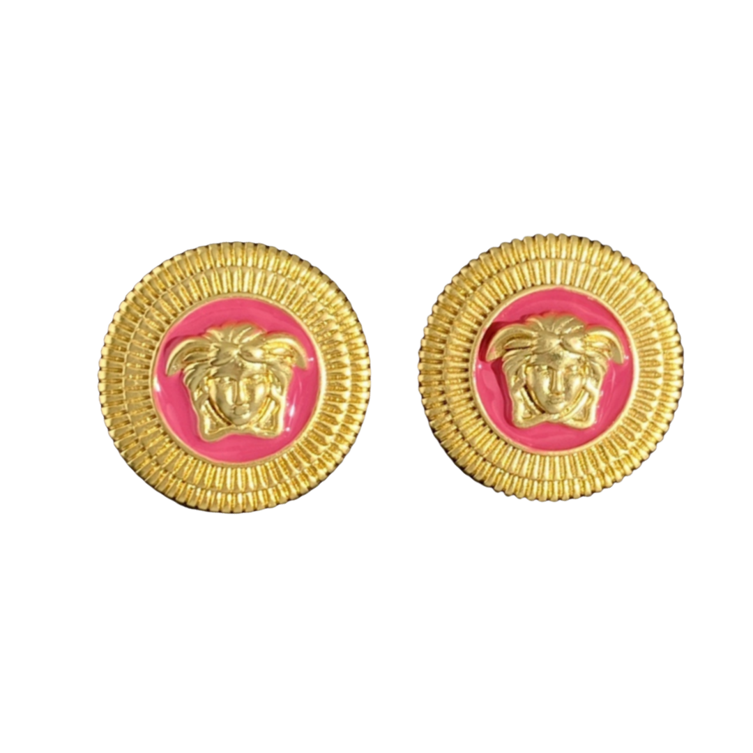 VSE030 Medusa stud earrings - ccjewelryacc