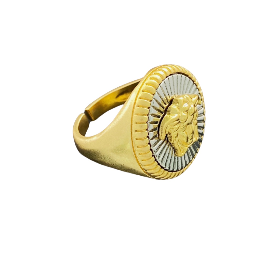VSR014 Versace medusa ring for men - ccjewelryacc