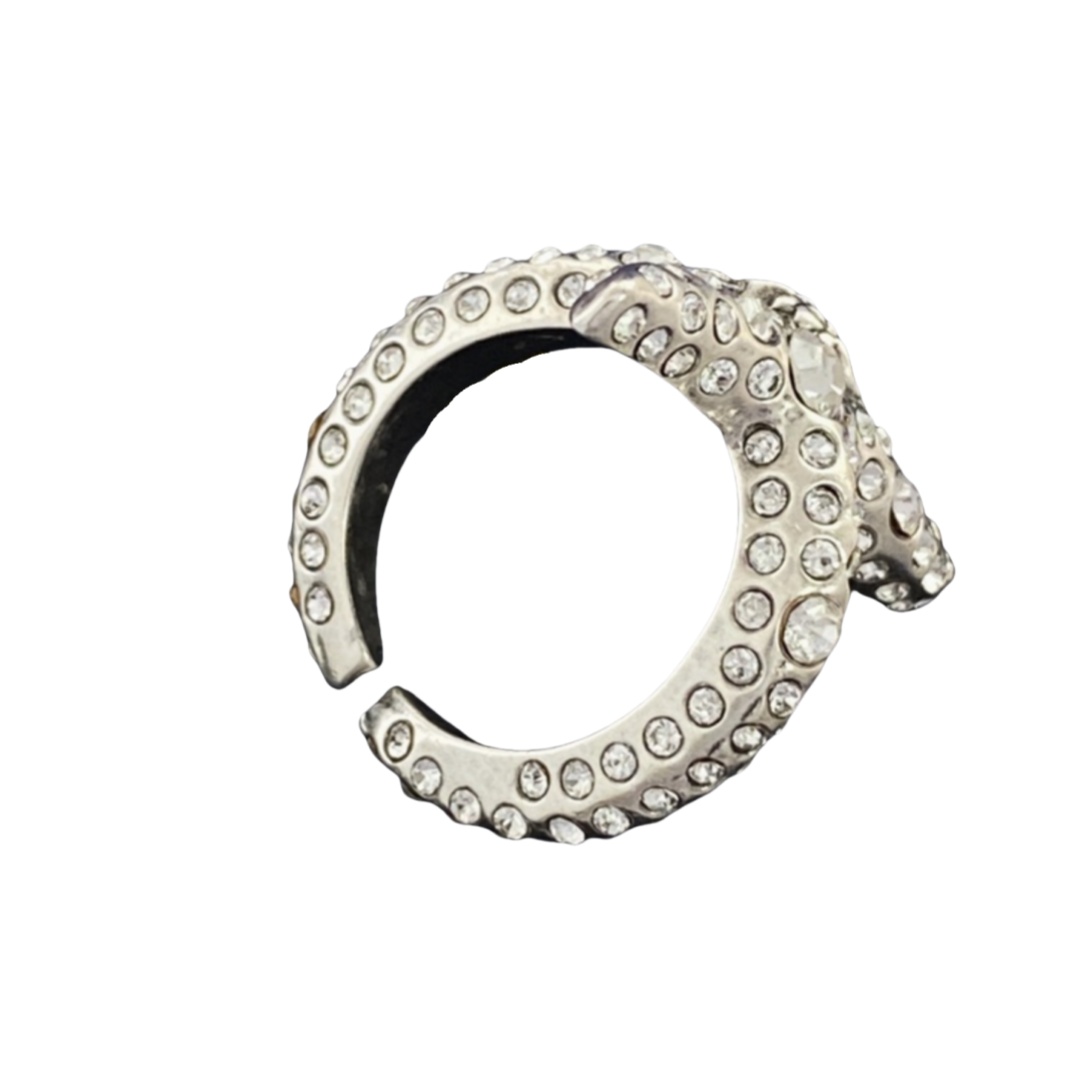 VSR007 Medusa's head star with a diamond starfish ring adjustable - ccjewelryacc