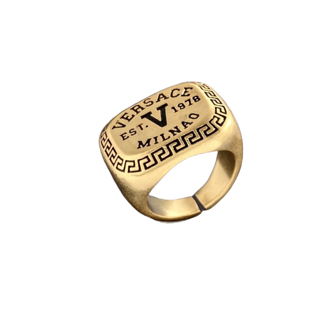 VSR010 Medusa signet ring for men - ccjewelryacc