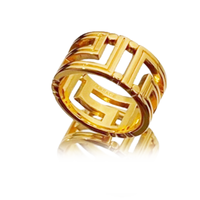 VSR019 Versace tartan ring - ccjewelryacc