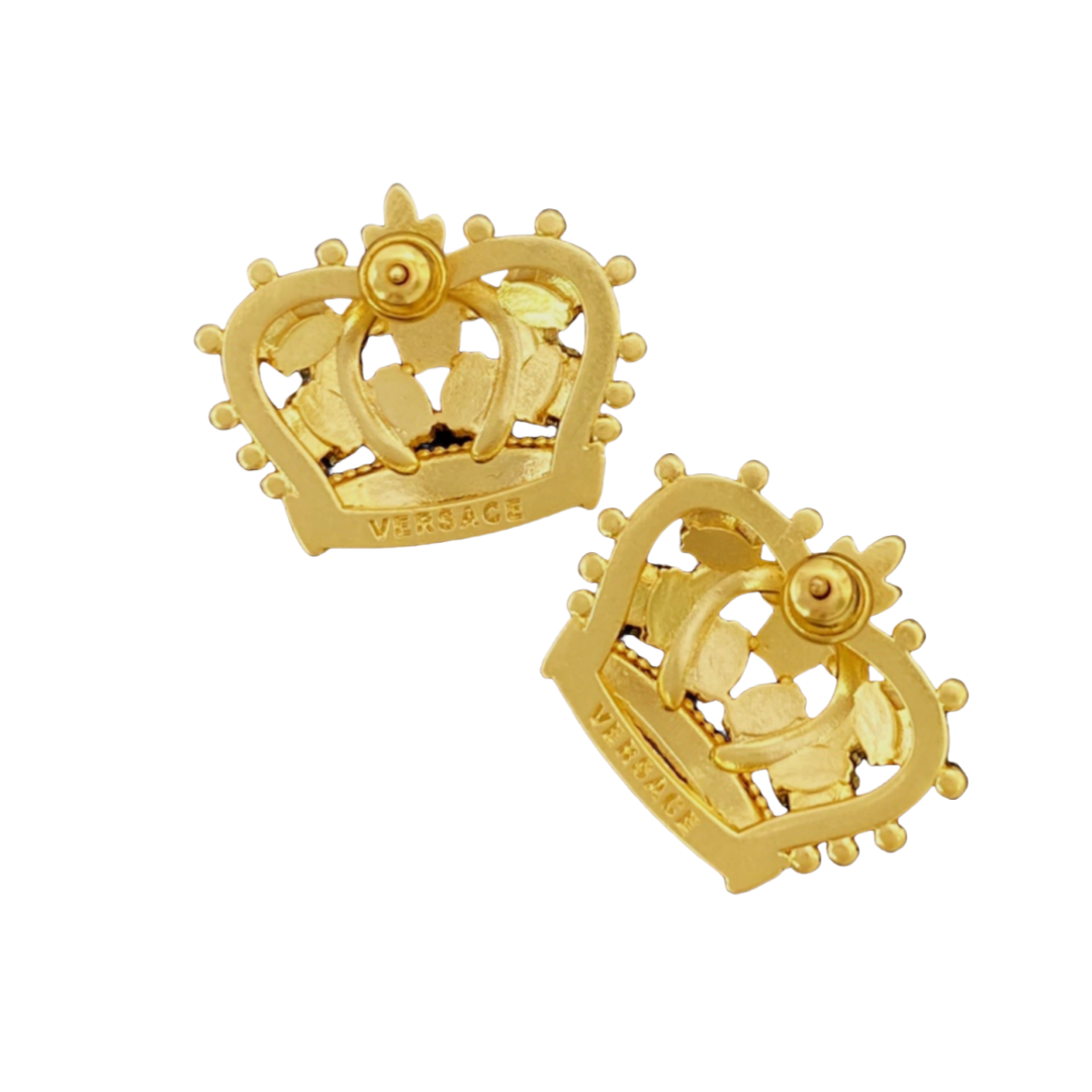 VSR016 Metal crystal Medusa crown ring earring brooch collect - ccjewelryacc