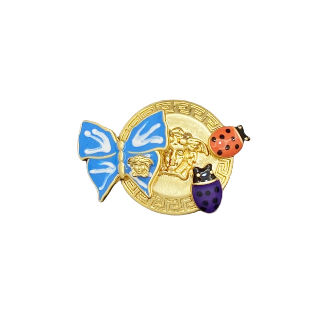 VSR003 Versace butterfly and ladybird Ring - ccjewelryacc