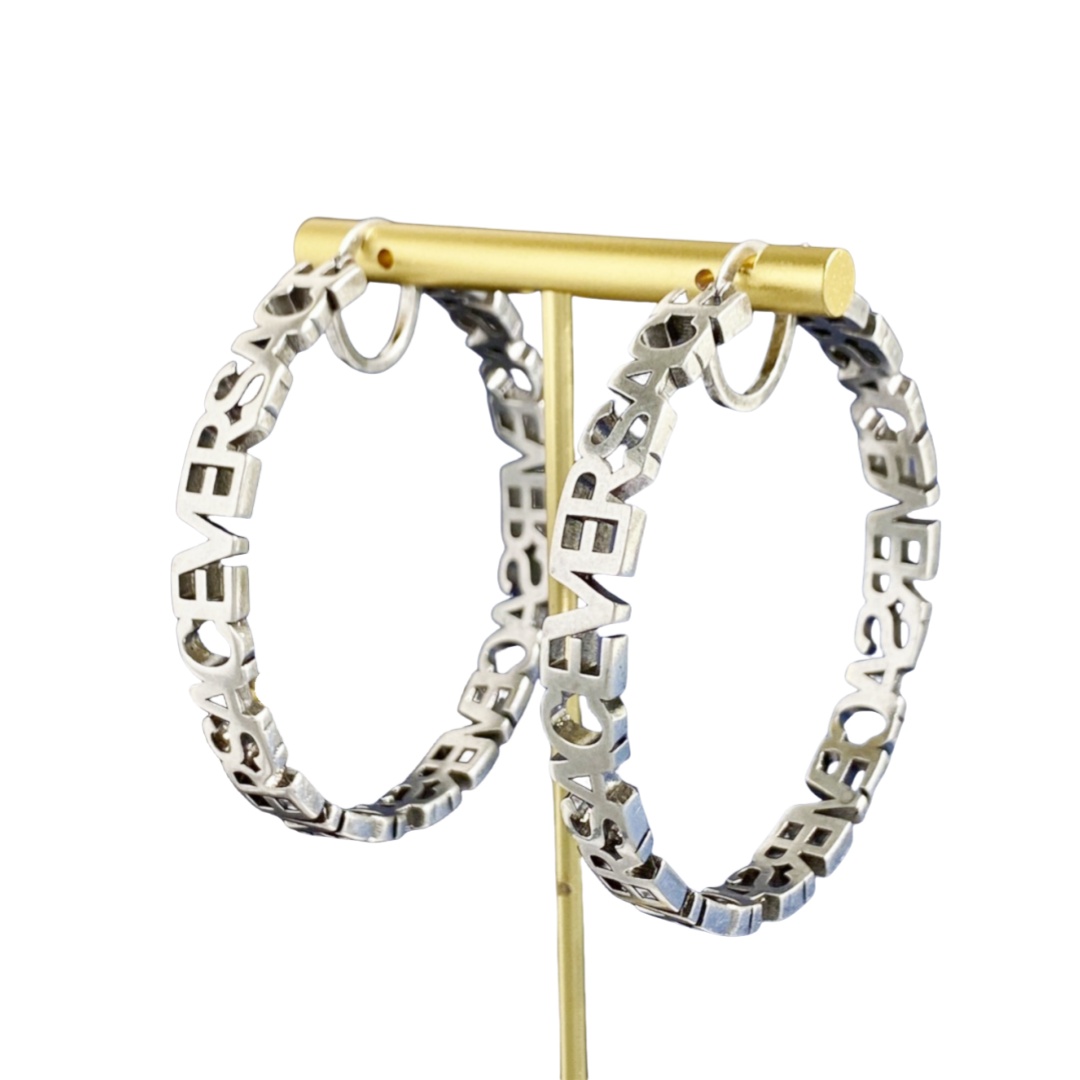 VSE062 Versace hoop earrings - ccjewelryacc