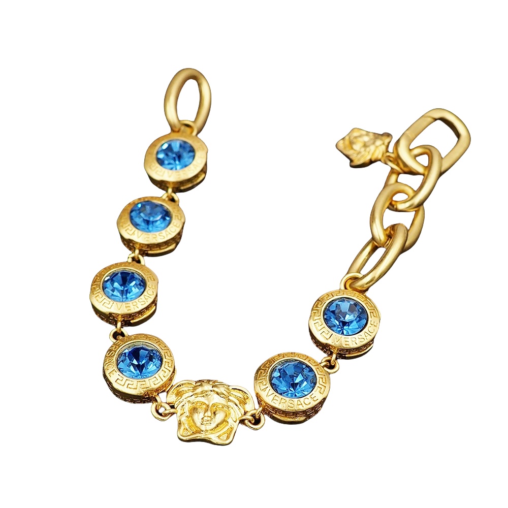 VSS024 Versace gold diamond bracelet - ccjewelryacc