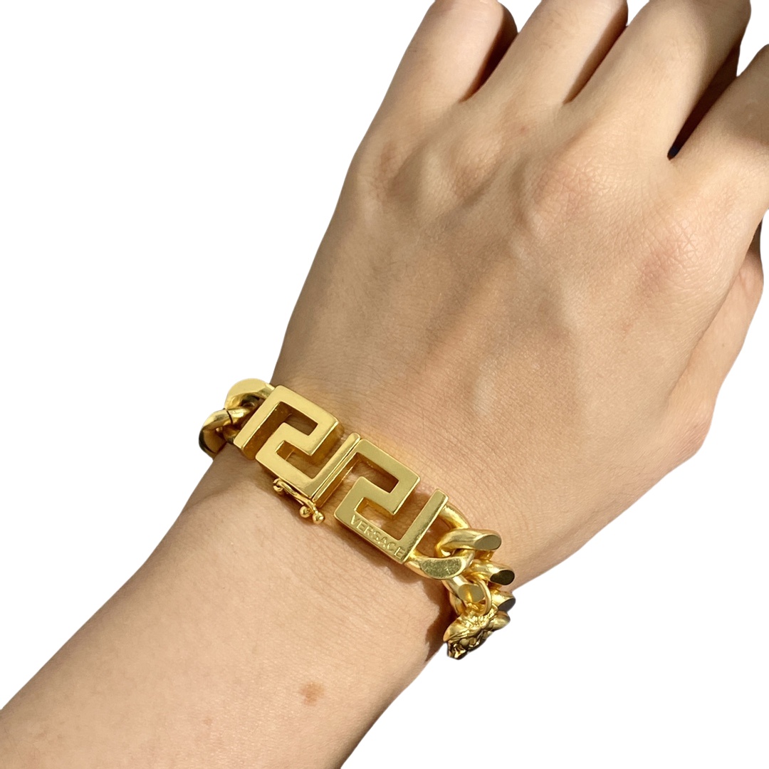 VSS015 Versace greca chain bracelet - ccjewelryacc