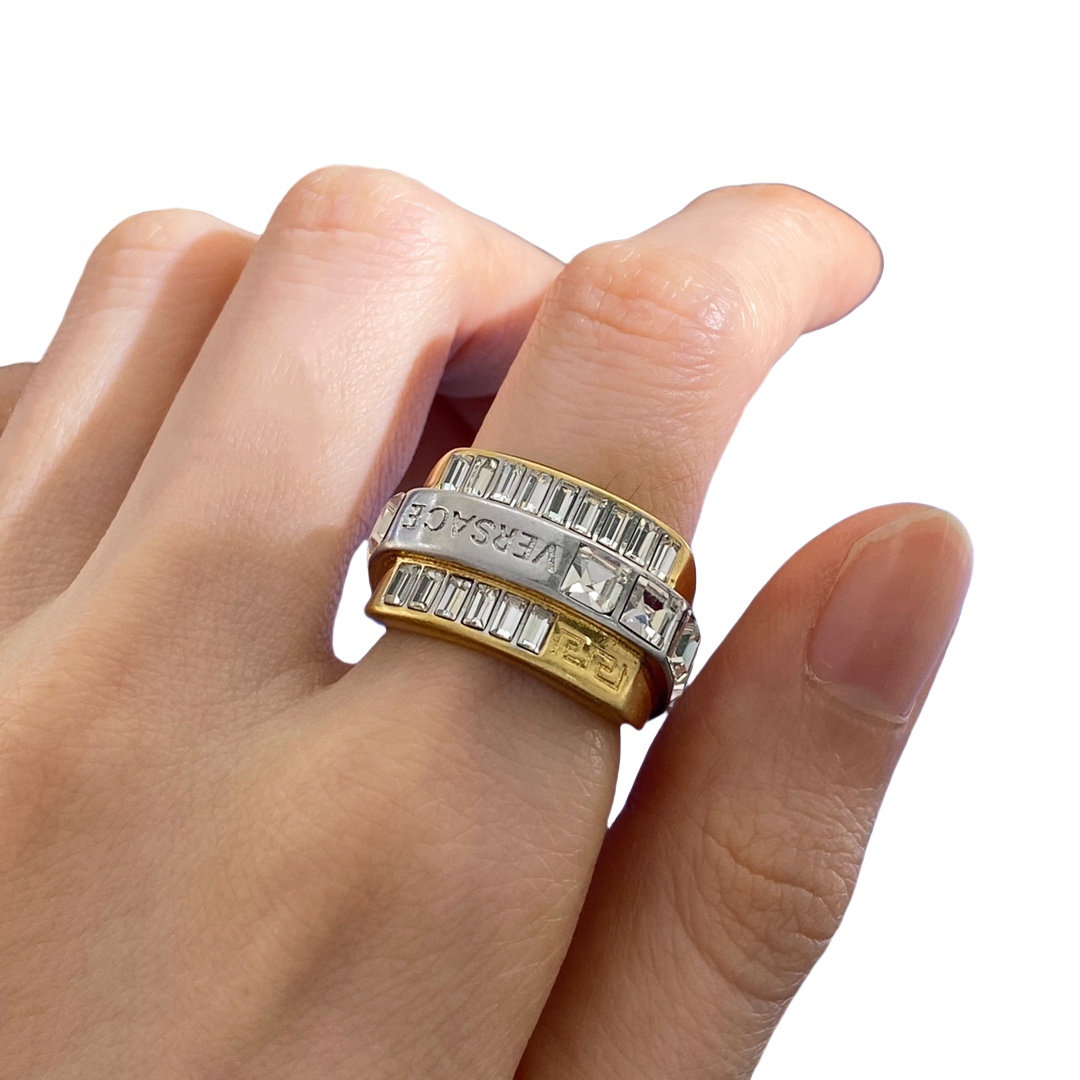 VSR026 Versace diamond ring - ccjewelryacc