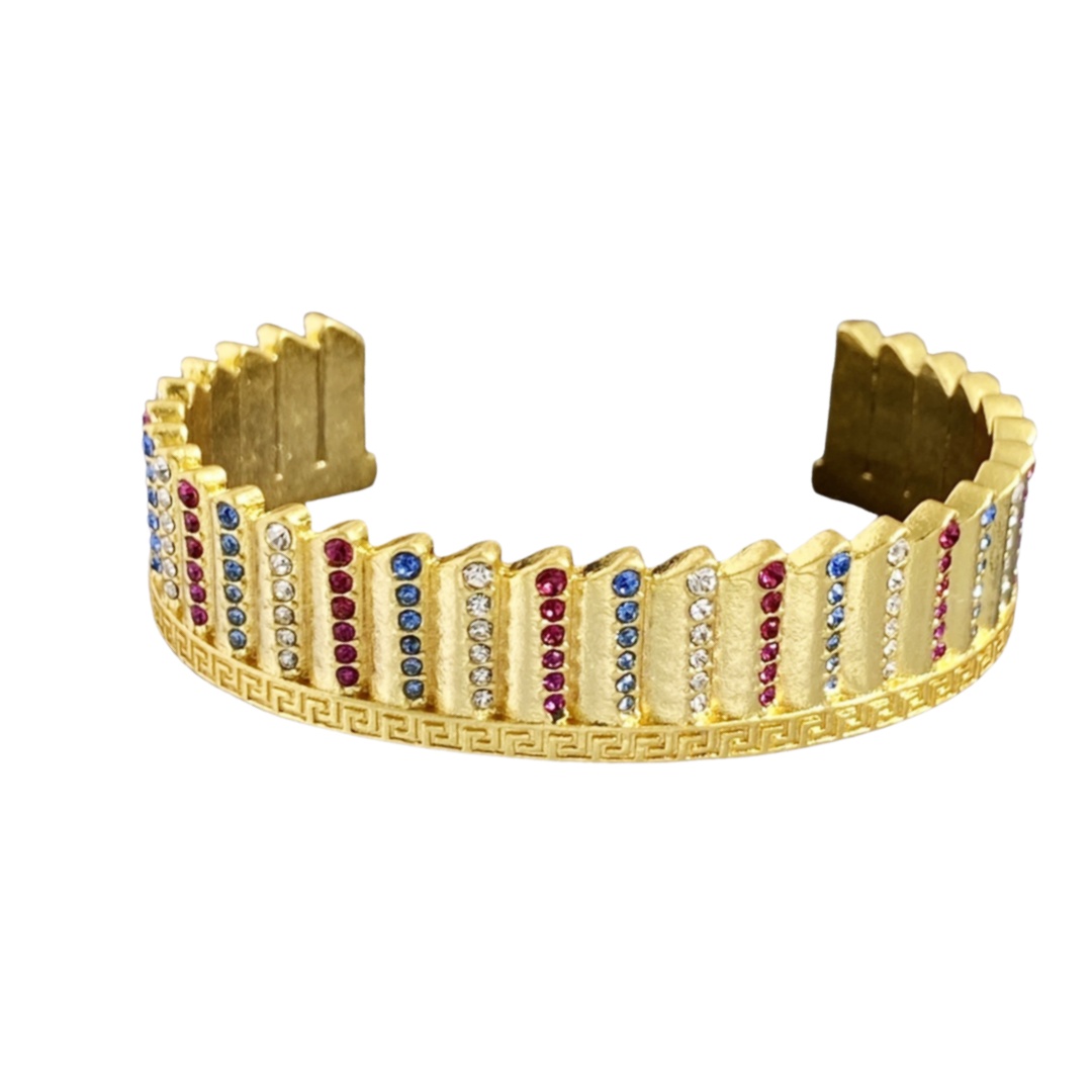 VSS019 Versace medusa head and fanshaped bracelet - ccjewelryacc