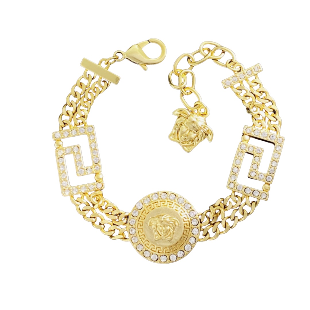 VSS021 Versace medusa Grecamania bracelet - ccjewelryacc