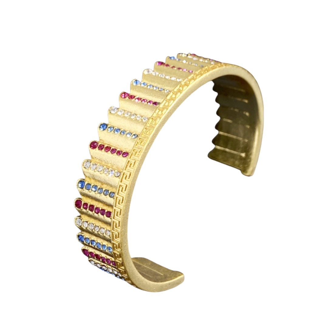 VSS019 Versace medusa head and fanshaped bracelet - ccjewelryacc